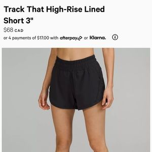 Lululemon Shorts